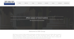 Desktop Screenshot of cmv.co.za